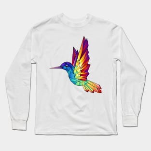 Rainbow Hummingbird Long Sleeve T-Shirt